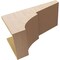 Ekena Millwork 11"W x 22"D x 11"H Wide Monterey Rough Cedar Woodgrain TimberThane Corbel, Primed Tan CORUR11X22X11MONRCPR - alternate 4